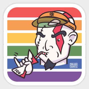 Pride God Slayer Juice Time - Summer Gaming Sticker